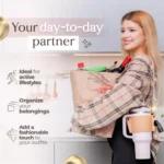 For 500/750/800ml Cup Slouchable Single Shoulder Leather Cup Cover - Image 3