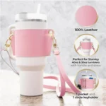 For 500/750/800ml Cup Slouchable Single Shoulder Leather Cup Cover - Image 7