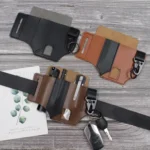 Multifunctional Belt Cover Tool Electric Knife Holster Waist Strap Leather Case - Image 3