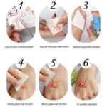 8pcs /Pack Glitter Fake Freckle Temporary Tattoos Face Stickers for Parties, Cosplay & Festive Makeup - Image 6