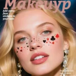 6-in-1 Rainbow Glitter Freckle Face Stickers Kit Multi-Design Temporary Tattoos for Parties, Festive Makeup - Image 4