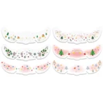 6pcs /Pack Christmas Realistic Fake Freckle Face Stickers Temporary Tattoos for Holiday Parties
