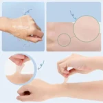 6pcs /Pack Ultra-Thin Water-resistant Tattoo Cover Stickers Scar & Birthmark Concealer Patches - Image 4