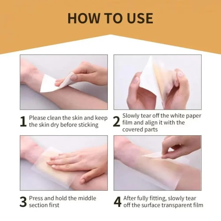 TBD06061826_B5.webp 6pcs /Pack Ultra-Thin Water-resistant Tattoo Cover Stickers Scar & Birthmark Concealer Patches - Image 6