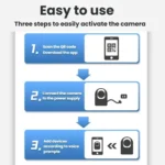 10Moons Indoor 4G Network Camera Home Remote Mobile Wireless HD Monitor - Image 14