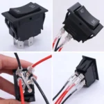 4 Pin DPDT 20A/12V DC Panel Rocker Toggle Switch - Image 4