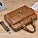 WEIXIER T616 Men Commuter Briefcase Large Capacity Document Laptop Bag - Image 3