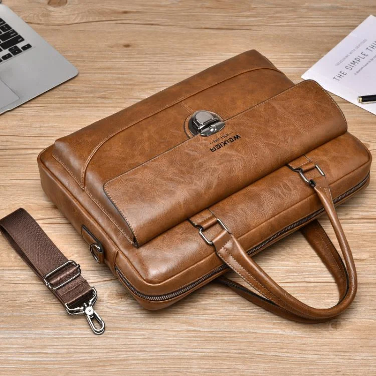 TBD06061865_B2.webp WEIXIER T616 Men Commuter Briefcase Large Capacity Document Laptop Bag - Image 3
