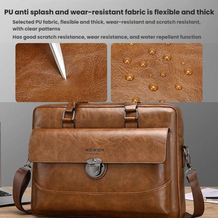 TBD06061865_B3.webp WEIXIER T616 Men Commuter Briefcase Large Capacity Document Laptop Bag - Image 4