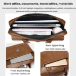 WEIXIER T616 Men Commuter Briefcase Large Capacity Document Laptop Bag - Image 5