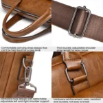 WEIXIER T616 Men Commuter Briefcase Large Capacity Document Laptop Bag - Image 7