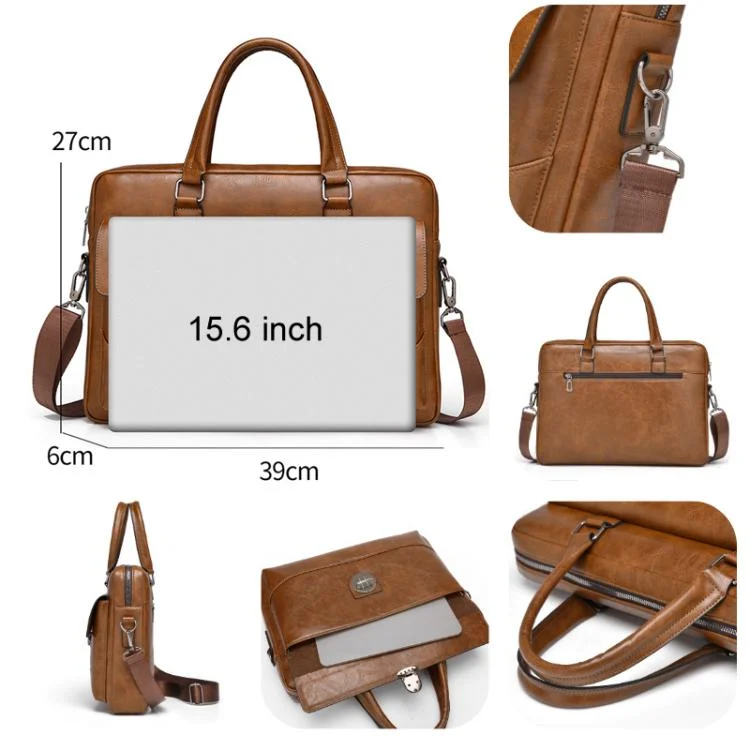 TBD06061865_B7.webp WEIXIER T616 Men Commuter Briefcase Large Capacity Document Laptop Bag - Image 8