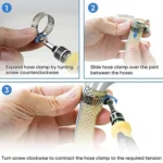 40pcs /Set Stainless Steel American-Style Heavy-Duty Clamp Kit - Image 5