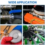 40pcs /Set Stainless Steel American-Style Heavy-Duty Clamp Kit - Image 6