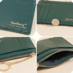 Baellerry K9117 Women Multi Card Slot Card Holder Thin Style With Keychain Coin Purse - Image 5