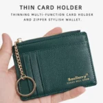 Baellerry K9117 Women Multi Card Slot Card Holder Thin Style With Keychain Coin Purse - Image 6