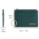 Baellerry K9117 Women Multi Card Slot Card Holder Thin Style With Keychain Coin Purse - Image 9