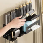 For Dyson Multi-Function Curling Iron Punch-Free Hair Dryer Storage Stand - Image 8