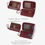 Baellerry NR119 Women Two Fold Short Style Minimalist Coin Purse - Image 7