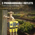 Outdoor Smart Automatic Watering Controller With Three-Way Irrigation Timer - Image 6