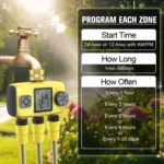 Outdoor Smart Automatic Watering Controller With Three-Way Irrigation Timer - Image 8