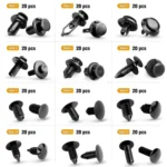 240pcs/Set Boxed Automotive Buckle Mixed Parts Tool - Image 2