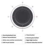 White Noise Sleep Instrument Player Speaker Bedroom Night Light - Image 11