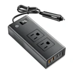 DC12V 200W Fast Charging QC3.0 PD Car Cigarette Lighter Portable Inverter