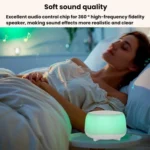 Portable White Noise Sleep Instrument Sleep Aiding Night Light Music Player - Image 5