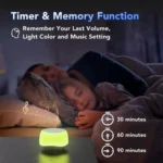 Portable White Noise Sleep Instrument Sleep Aiding Night Light Music Player - Image 6