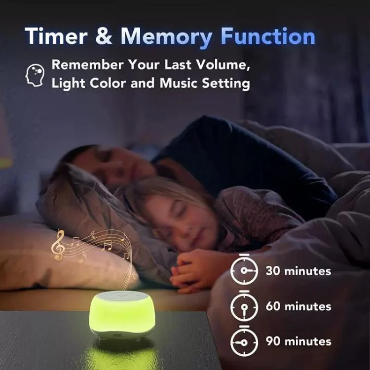 TBD06061974_B5.webp Portable White Noise Sleep Instrument Sleep Aiding Night Light Music Player - Image 6