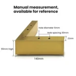 5.5cm Sofa Legs Stainless Steel Heightened Nightstand Support Legs - Image 3