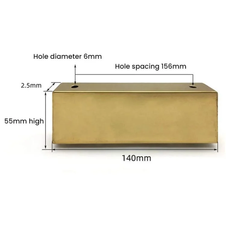 TBD06061991_B3.webp 5.5cm Sofa Legs Stainless Steel Heightened Nightstand Support Legs - Image 4