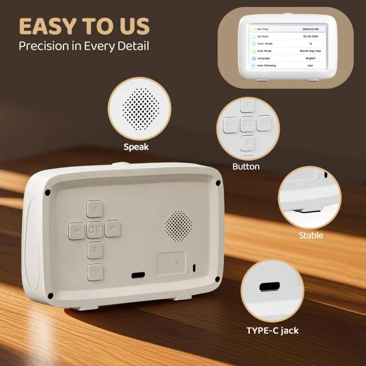 TBD06061998_B5.webp 4.3-Inch Desktop Digital Clock With Time And Date For Dementia - Image 6