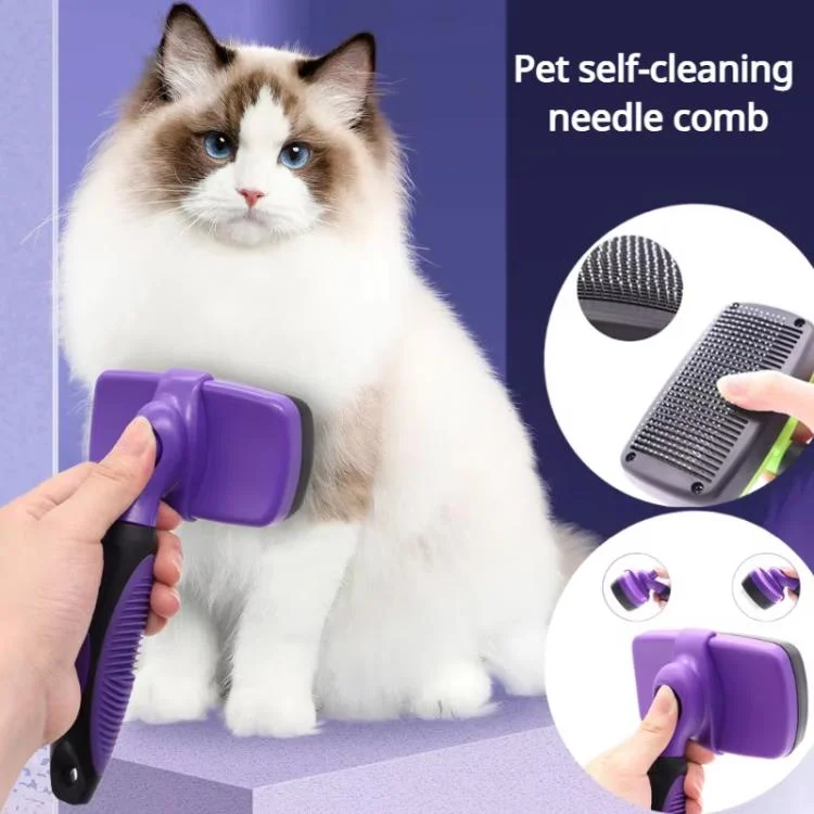 TBD06062102_B1.webp Pet Deshedding Brush for Cats & Dogs 1-Click Release Hair Remover Tool Grooming Brush - Image 2