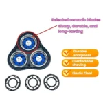 For Xiaomi Mijia S301 Razor Blade Accessories Three-Blade Holder Snap Head Accessories - Image 6