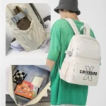 Unisex Large Capacity Lightweight Backpack for College Students Durable Water-Resistant School Bookbag - Image 2