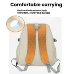 Unisex Large Capacity Lightweight Backpack for College Students Durable Water-Resistant School Bookbag - Image 5