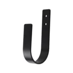 Wall-Mounted U-Shaped Metal Curtain Storage Hook with Cylindrical Paper Towel Holder