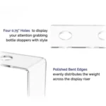 Acrylic Wine Bottle Cork Storage and Display Stand - Image 3