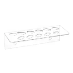11-Hole Acrylic Wall-Mounted Scissor Barber Tool Storage Display Stand