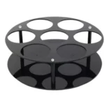 Coffee Syrup Kitchen Acrylic Countertop Round Bottle Holder