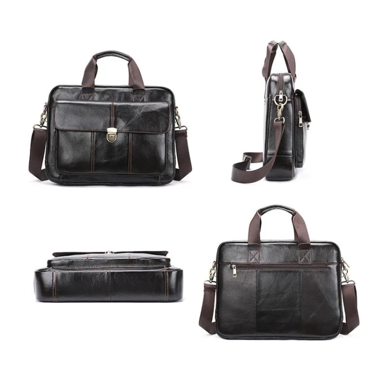 TBD06062232_B3.webp Men Briefcase Casual Retro Leather Handbag Large Capacity Business Laptop Bag - Image 4