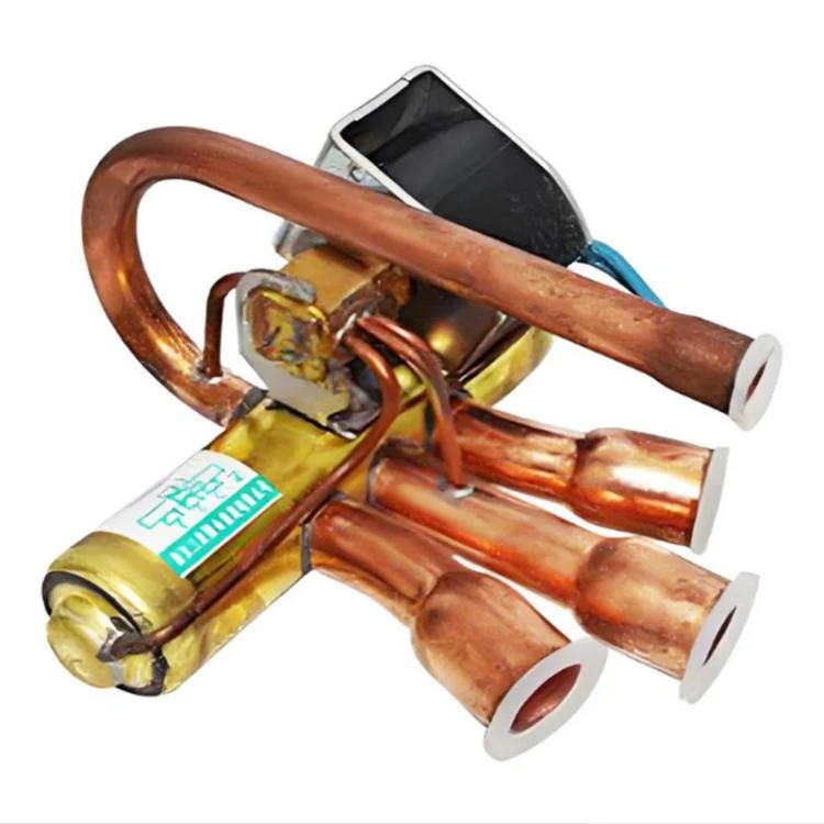 TBD0606223801.webp Universal 4-Way Solenoid Reversing Valve for AC/Heat Pump Systems - Image 1