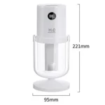WT35 Antibacterial Dual Spray Humidifier Detachable Stand Desktop Silent Hydrating Atomizer - Image 12