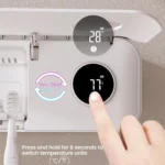 Automatic Flip-Top Drying Toothbrush UV Sterilizer Storage Rack - Image 4