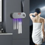 Wall-Mounted Smart UV Sterilization Multifunctional Toothbrush Holder - Image 2