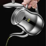 316 Stainless Steel Oil/Sauce Dispenser Leakproof Design, Detachable Filter, Easy-Pour Kitchen Bottle for Cooking Oil, Vinegar & Condiments - Image 5