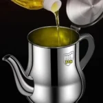 316 Stainless Steel Oil/Sauce Dispenser Leakproof Design, Detachable Filter, Easy-Pour Kitchen Bottle for Cooking Oil, Vinegar & Condiments - Image 6