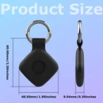 For Tile Mate / Mate Pro Anti-Loss Device Silicone Protective Case With Keyring Location Tracking Shell - Image 3